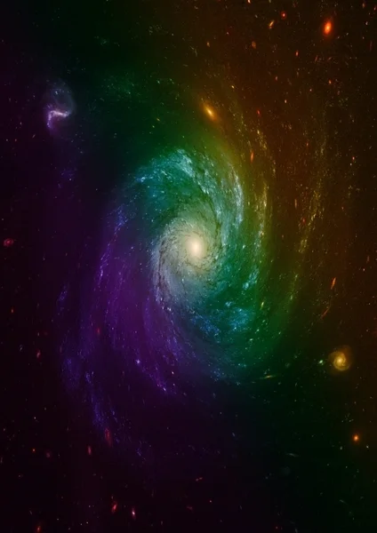 Galaxy in a free space — Stock Photo, Image
