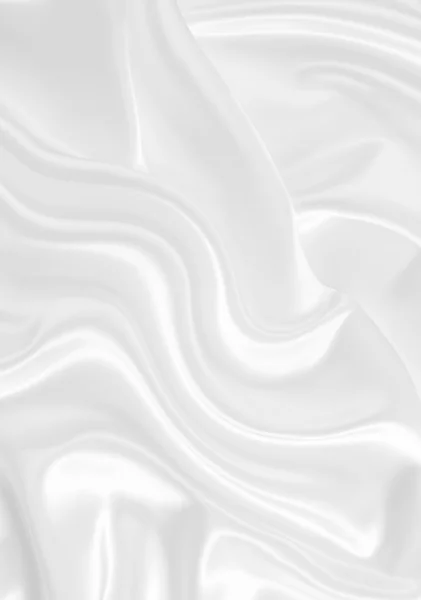 Glatt, elegant hvit silke kan brukes som bakgrunn – stockfoto