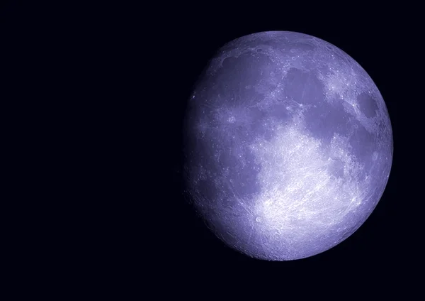 Lua Cheia à noite — Fotografia de Stock