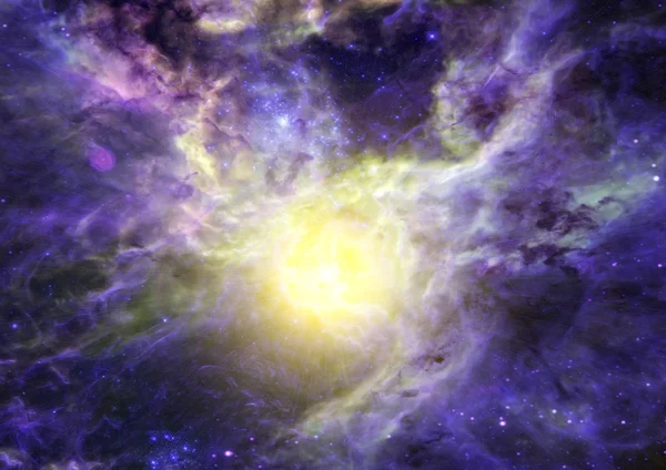 Galaxis egy szabad térben — Stock Fotó