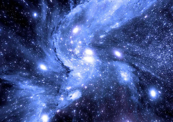 Galassia in uno spazio libero — Foto Stock