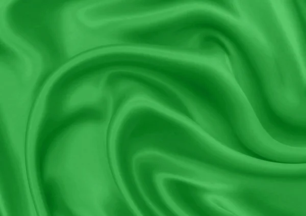 Groene zijde materiaal — Stockfoto