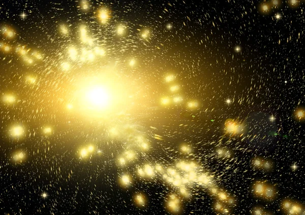 Galaxie im freien Raum — Stockfoto