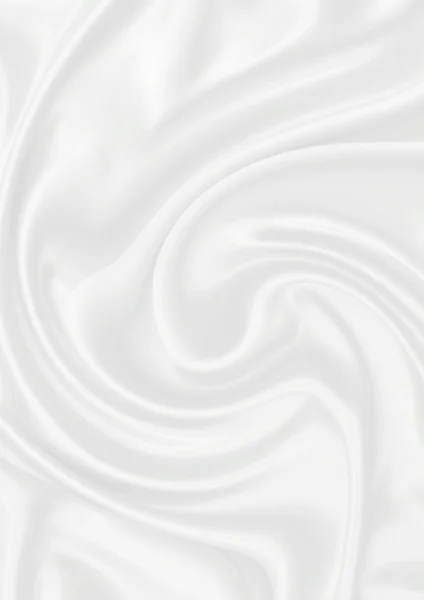 매끄러운 우아 한 흰 명주실 스톡 사진