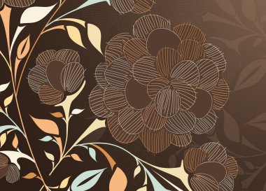 Floral background clipart