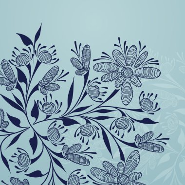 Floral background clipart