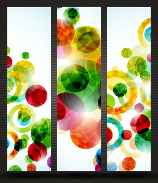 Banner with abstract pattern — Stock Vector