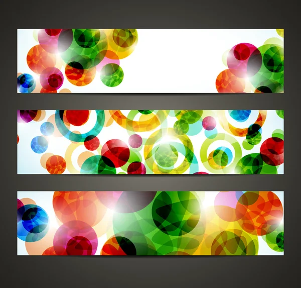 Banner med abstrakt mönster — Stock vektor