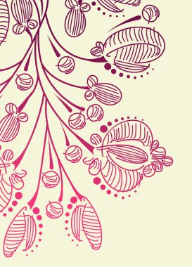 Floral background clipart