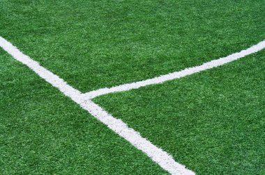 Part of the floor markings of football. clipart