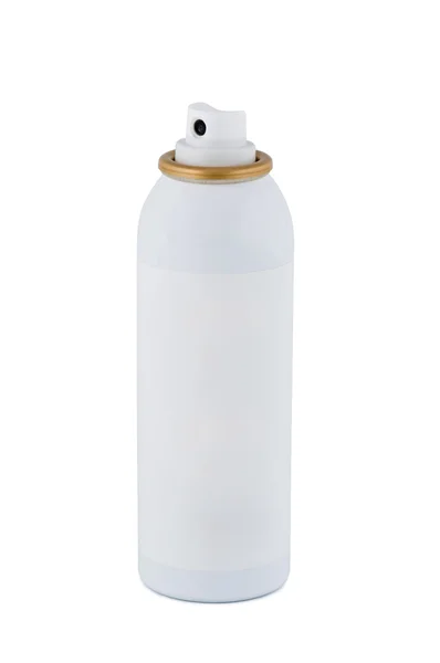 Flasche Spray auf weißem Hintergrund. — Stockfoto