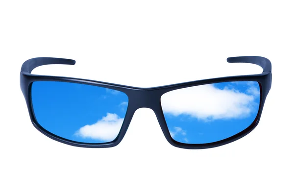 Glasses with sky and clouds. — Stock Photo, Image