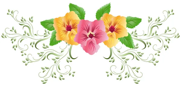 Culottes roses et jaunes — Image vectorielle