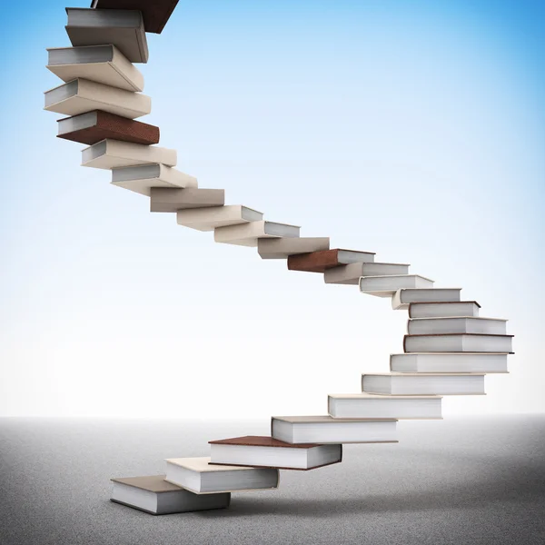 Büchertreppe — Stockfoto