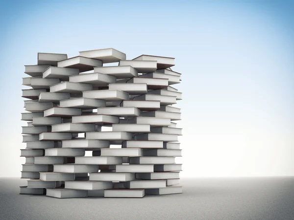 Book tower — Stock Photo, Image