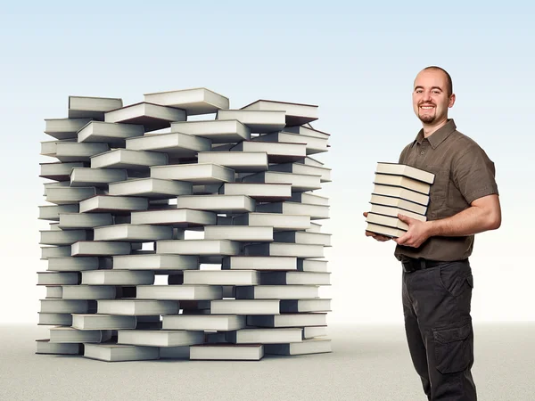 Wieża książki — Zdjęcie stockowe