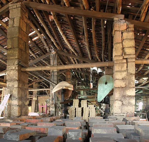 Vecchia fabbrica di mattoni a Taiwan — Foto Stock