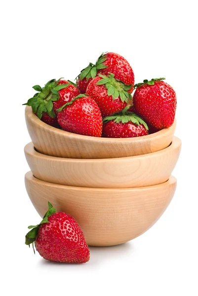 Castron cu căpșuni — Fotografie, imagine de stoc