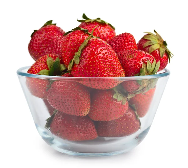 用草莓碗 — 图库照片