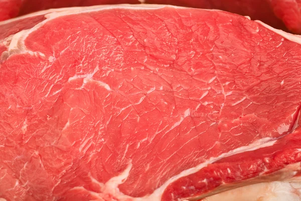 Makro snímek syrového čerstvého masa — Stock fotografie