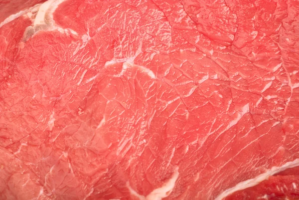 Makroaufnahme von rohem Frischfleisch — Stockfoto