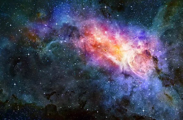 在深外层空间星云气体云 — 图库照片