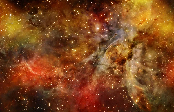 Nube de gas nebulosa en el espacio exterior profundo — Foto de Stock