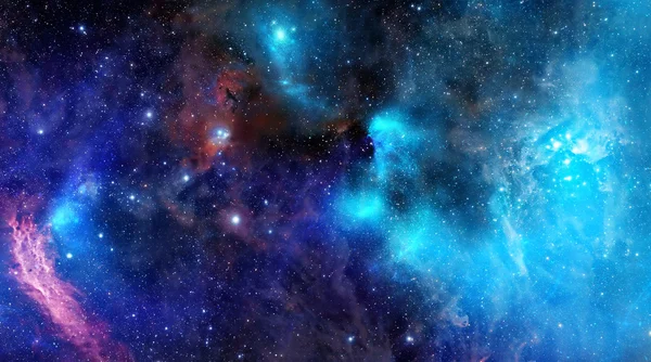 Nebula gas cloud in deep outer space — Stock Photo, Image