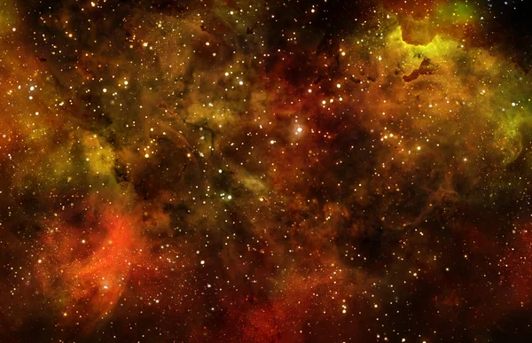 Yıldızlı derin uzay Bulutsusu ve galaksi — Stok fotoğraf
