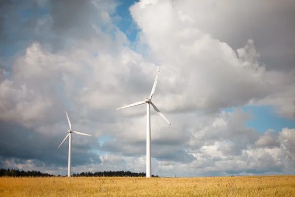 Wind turbines. Royalty Free Stock Images