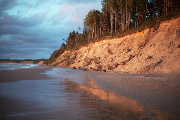 Baltské pobřeží, Lotyšsko. — Stock fotografie