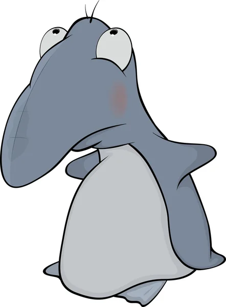 Dibujos animados de pingüinos — Vector de stock