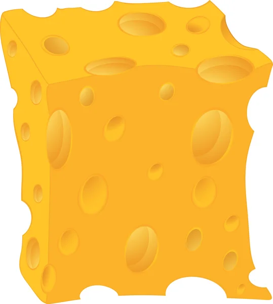 Cheese. Cartoon — Stock Vector