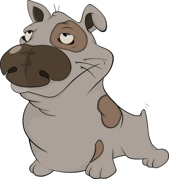 狩猟犬です。漫画 — ストックベクタ