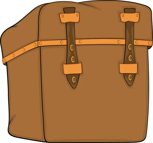 Staré suitcase.cartoon — Stockový vektor