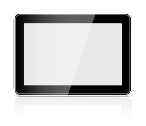 Black generic tablet pc — Stock Vector