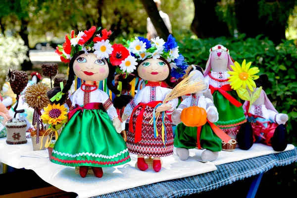 Українських козацьких іграшки ляльки — стокове фото
