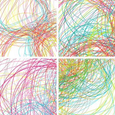 Colorful lines, background for your design clipart