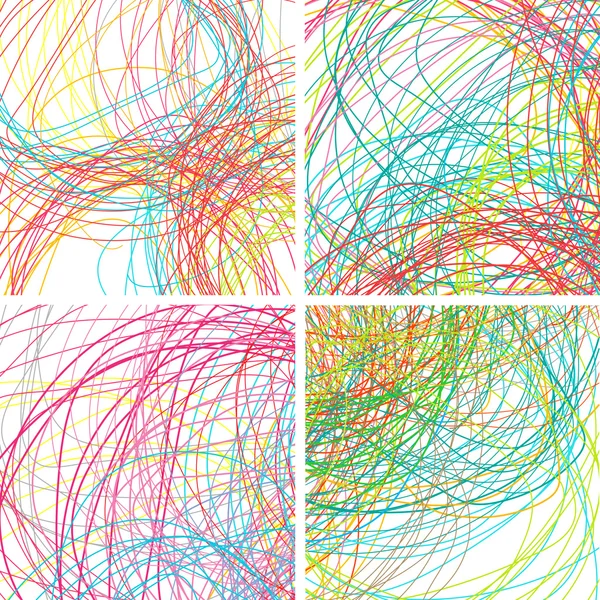 Lignes colorées, fond pour votre conception — Image vectorielle