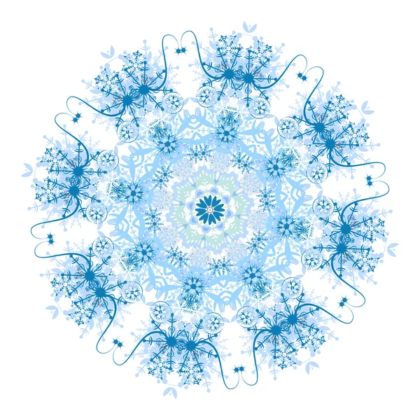 Λουλουδάτο μοτίβο για το σχεδιασμό έννοια του χειμώνα — Διανυσματικό Αρχείο