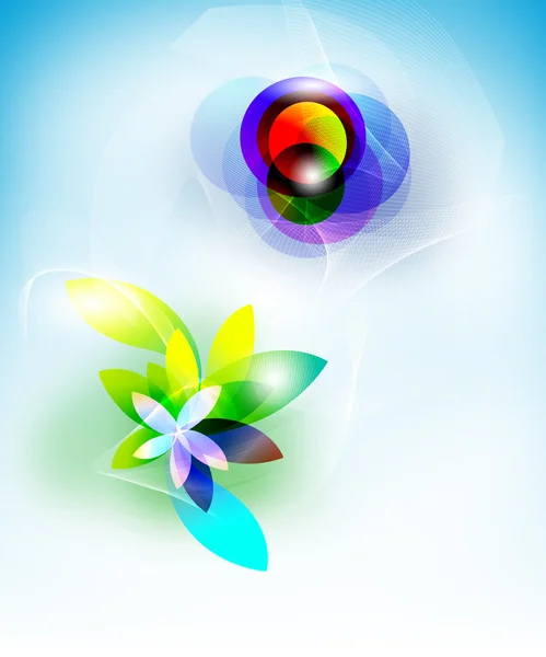Färgglad abstrakt illustration bakgrund — Stockfoto