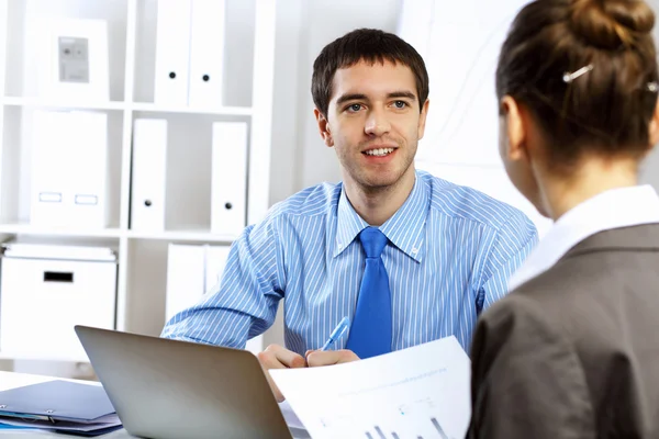 Young businessman in the office Stock Picture