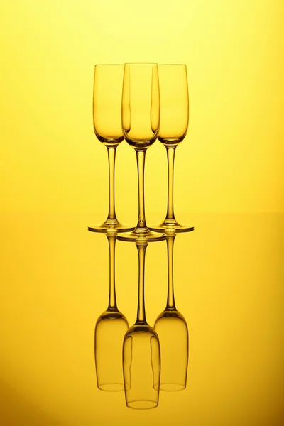 Lunettes avec vin — Photo