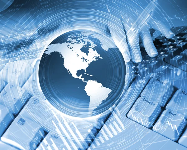 Globales Technologieimage — Stockfoto