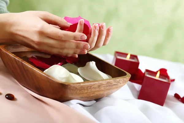 stock image Female hands and manicure related objects