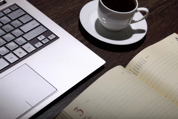 stock image Coffee at business workplace