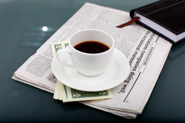 stock image Business breakfast at workplace