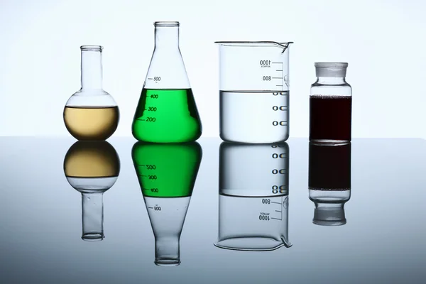 Rurki szklane chemia — Zdjęcie stockowe