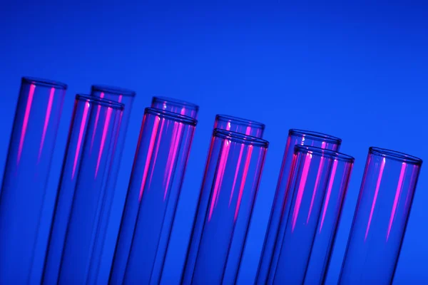 Glass chemistry tubes — Stock Photo, Image