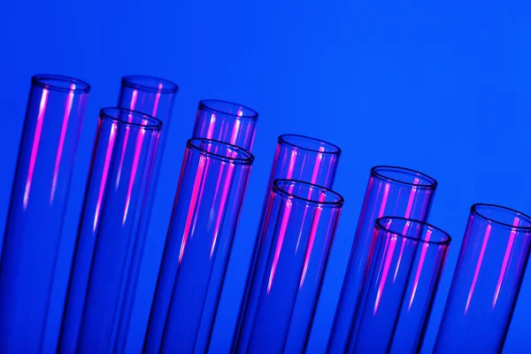 Üvegcsövek kémia — Stock Fotó